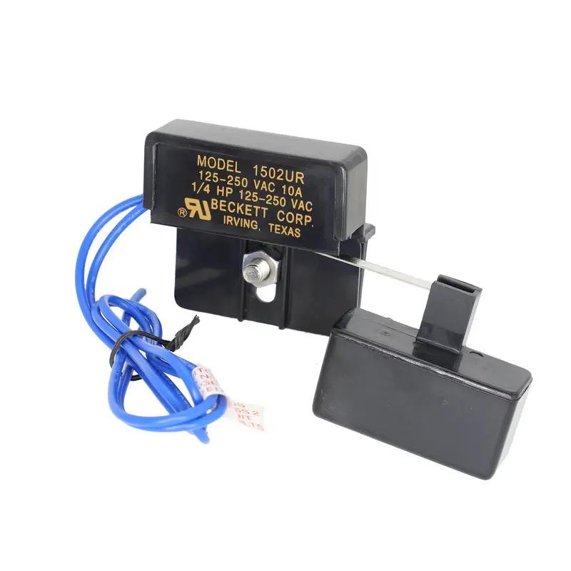 Beckett 1502Ur Universal Drain Pan Safety Switch – 125–250 Vac, Includes Drill-Mount Clamp 1