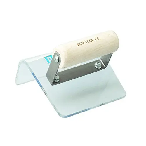Bon 82-356 Step Tool – 6 In × 5 In Plex Outside Base, 5 In Lip, 1 In Radius, Wood Handle 1