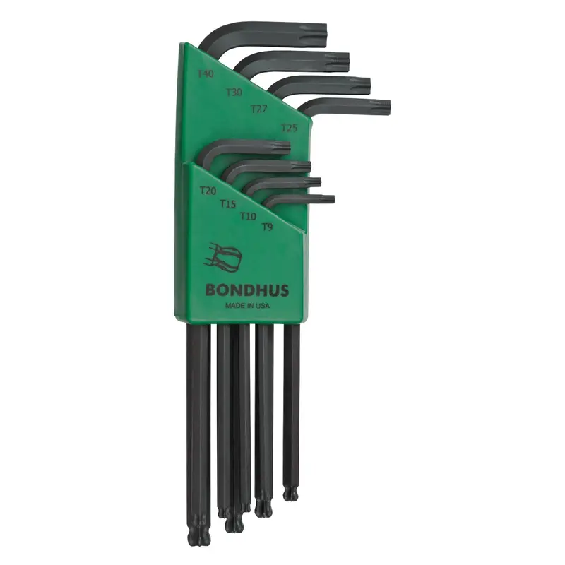 Bondhus 11332 Proguard Torx L-Wrench Set – Compact Design, 8-Piece 1