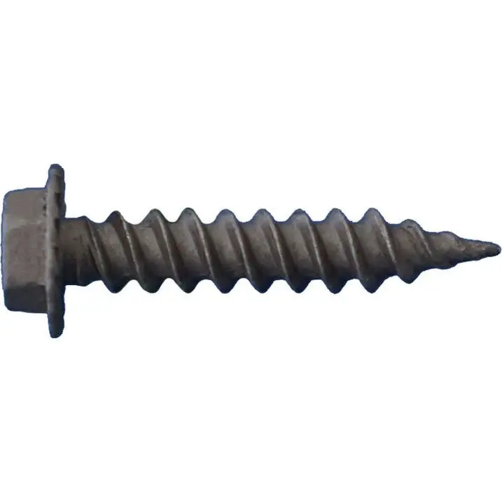 Daggerz 10" × 3/4" Bronze Dagger-Guard Hex Washer Head Sheet Metal Screws With Serrations – 7500-Pack 1