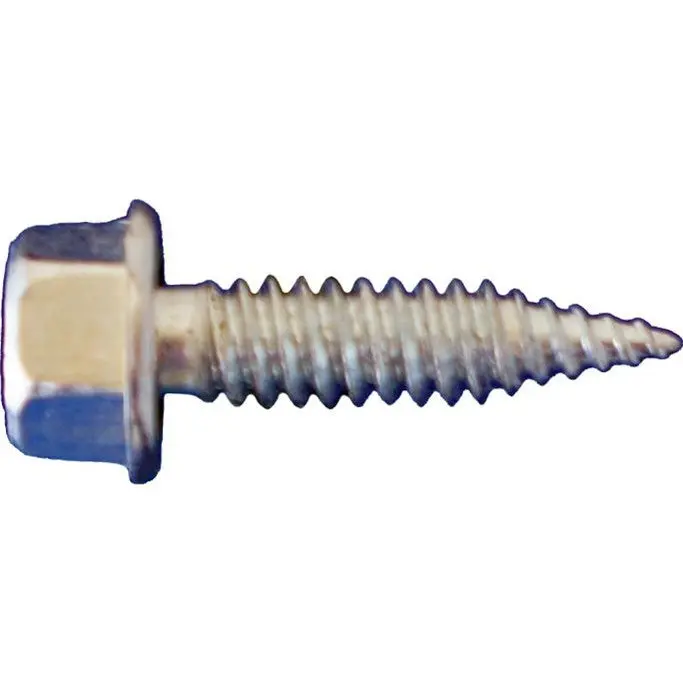 Daggerz 10" × 3/4" Unslotted Hex Washer Head Dagger-Zip Screws – Zinc Plated, 5000-Pack 1
