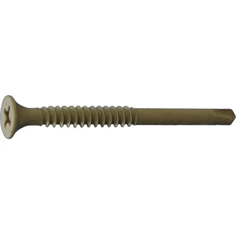 Daggerz 8" × 1-15/16" Phillips Bugle Self-Drill Screws With Pilot Point – Dagger-Guard Coated, 5000 Units 1