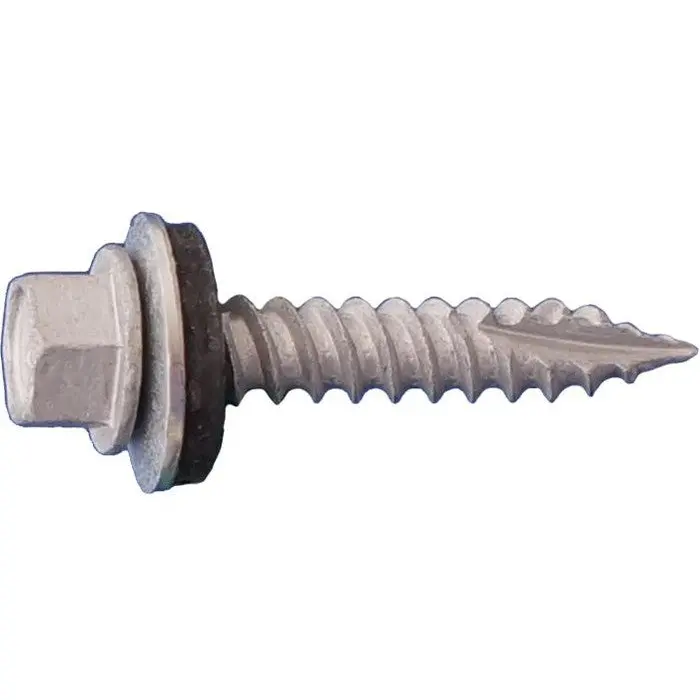 Daggerz Dagct09112T17 – 9" X 1-1/2" Hex Washer Head Type 17 Screws With Bonded Washer, Dagger-Guard Coated, 2500-Pack 1