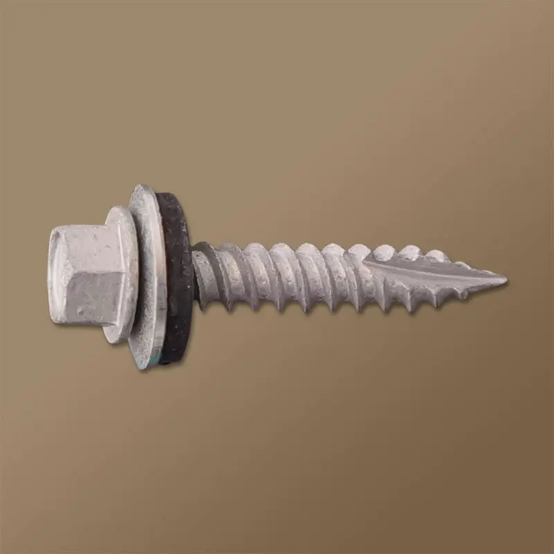 Daggerz Dagctz10112T17 10X1-1/2In Dagger-Cap Hwh Type 17 Screws – Zinc Alloy Cap + Epdm Washer, Dagger-Guard Coated, 2000-Pack 1