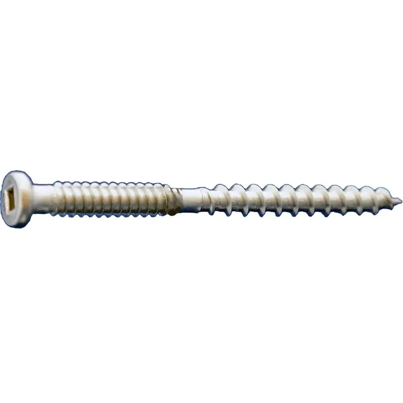 Daggerz Dkcss10212 10X2-1/2In Square Button Head Composite Deck Screws – 305 Stainless Steel, Type 17, 2000-Pack 1
