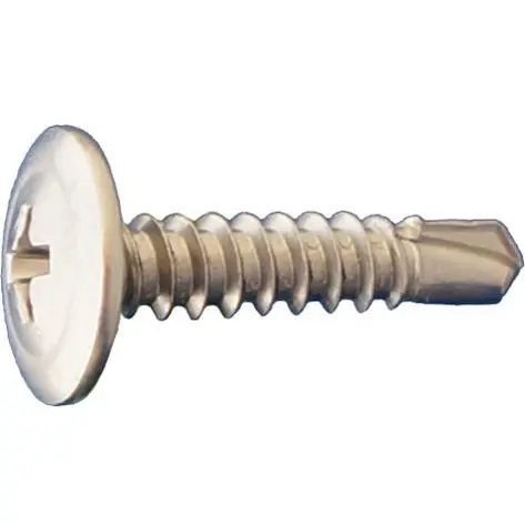 Daggerz Mtsdss08212 410 Stainless Steel 8X2-1/2 Phillips Modified Truss Wafer Self-Drilling Screws – 2500-Pack 1