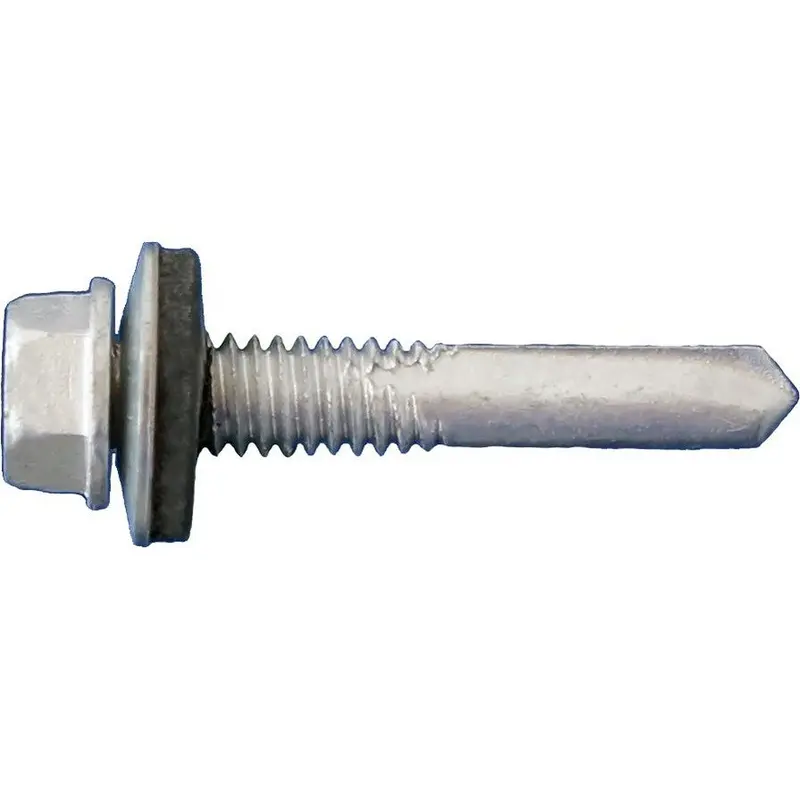 Daggerz Neosd5Ct1420 – 1/4-20 × 2" Dagger-Guard Coated Hex Washer Head Self-Drilling Screws With Bonded Washer (1500 Pcs) 1