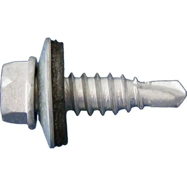 Daggerz Neosthct1478 – 1/4" X 7/8" Hex Washer Head Self-Drilling Screws With Bonded Washer, #1 Stitch Pattern, Dagger-Guard Coating, 2500-Pack 1