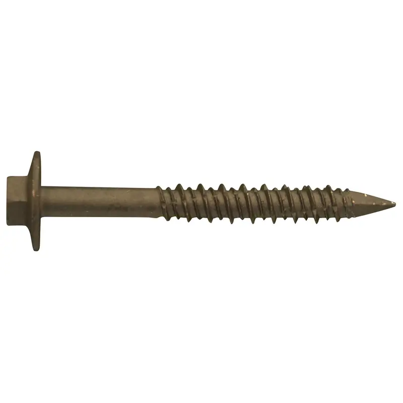 Daggerz Qcct1430Brz Bronze Dagger-Guard Coated Quick-Con Hex Flange Concrete Screws (1/4" X 3") – 1000-Pack 1