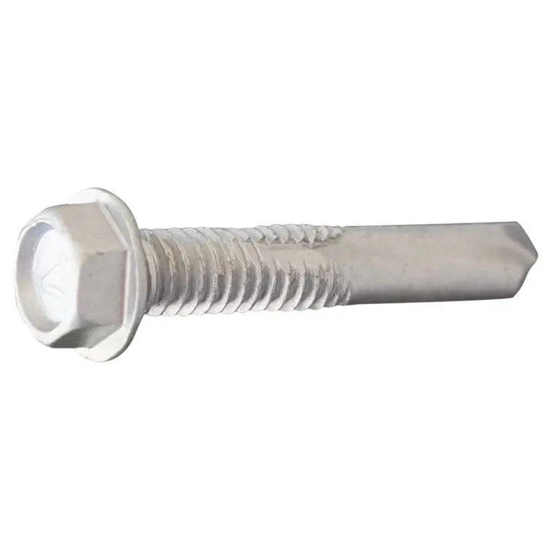 Daggerz Sd5Ssct121104 410 Stainless Steel Hex Washer Head Self-Drill Screws With Dagger-Guard Coating (12-24 X 1-1/4", 2500 Pcs) 1