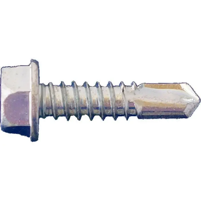 Daggerz Sdz06034 Self-Drilling Screw – Zinc-Plated Hex Washer Head, #6 X 3/4", 10,000 Per Box 1