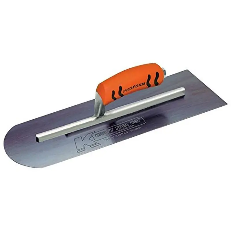 Kraft Tool Blue Steel Trowel With Ergonomic Proform Handle – 16" × 4" 1