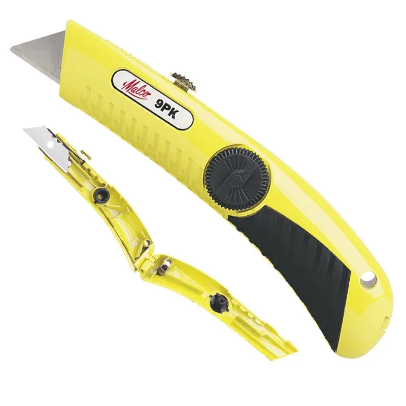 Malco 9Pk Quick-Release Utility Knife With Replaceable Blades 1