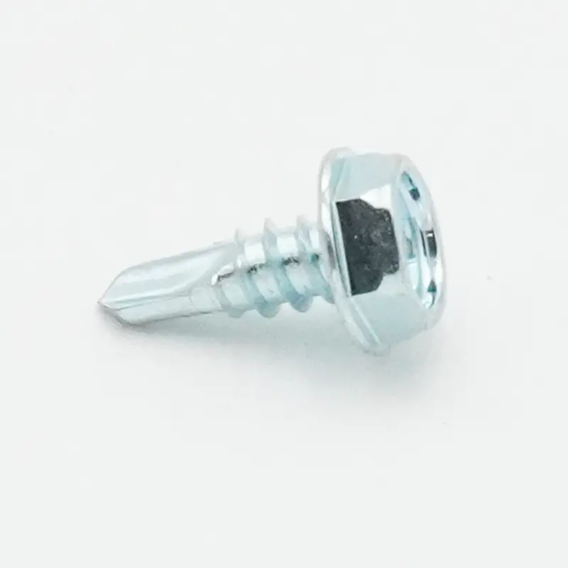Malco Bt141 Bit-Tip Drill-And-Tap Screws — #2 Point, 10-16 × 1/2", 5/16" Hex Washer Head, 10,000 Per Carton 1