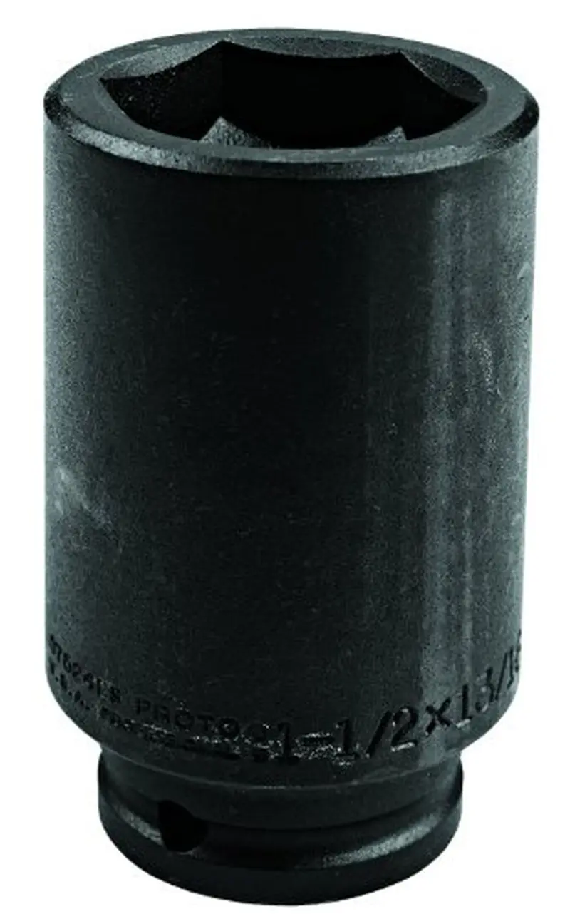 Stanley Proto J07524-Ls 3/4 In Drive 6-Point Budd Wheel Deep Socket – 1-1/2 In Sae 1