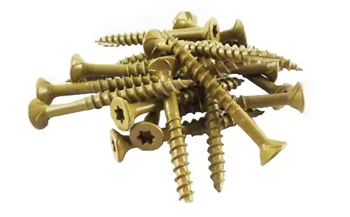 Woodpro Ap9X312-1M All-Purpose Construction Screws – T25 Drive, 9" × 3-1/2", Gold Finish, 1000-Pack 1