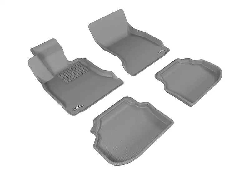 3D Maxpider Kagu Gray Floor Mat Set – 4-Piece Digitalfit™ For Select Vehicles 1