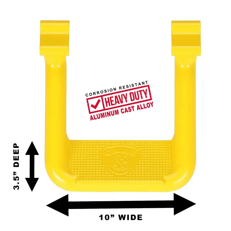Carr Hoop Ii Assist Steps – Xp7 Safety Yellow Powder-Coated Side Steps (Pair) 1