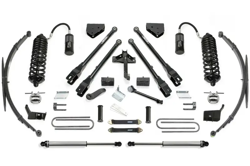 Fabtech K2278Dl 4-Link Rear Suspension System With 4.0” Rear/2.25” Front Coilovers – Fits 2011–2016 Ford F-250/F-350 4Wd 1