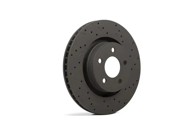Hawk Performance Htc4854 Talon Cross-Drilled And Slotted Brake Rotors 1