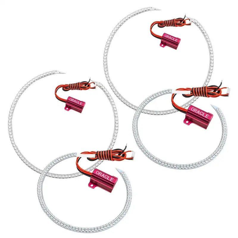 Oracle Lighting 2305-001 Led Halo Ring Emitter Kit For Headlight Customization 1