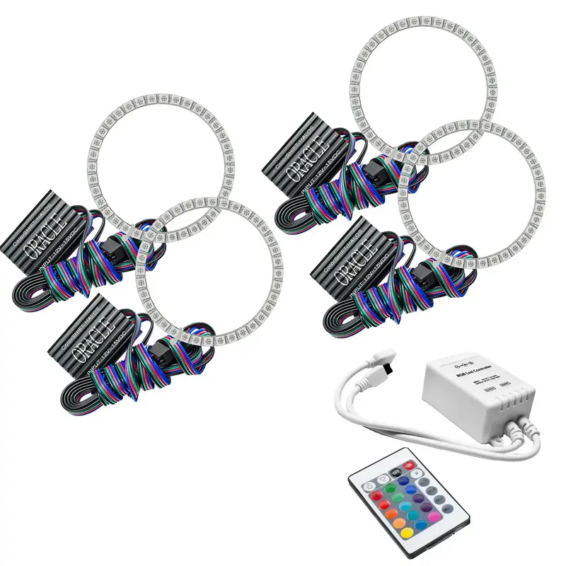 Oracle Lighting 2320-504 Colorshift Halo Ring Kit – Plug-And-Play Rgb Led Upgrade 1