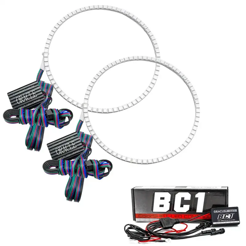 Oracle Lighting 2382-335 Colorshift Halo Ring Kit – Non-Projector Headlight Compatible 1