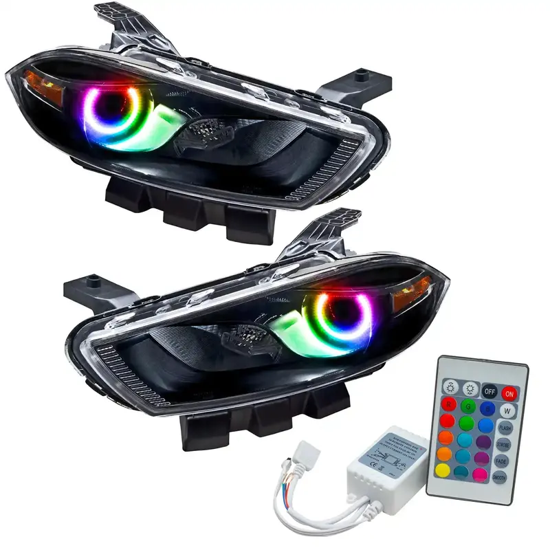Oracle Lighting Colorshift Headlights – Smd Pre-Assembled, Halogen, Black Bezel, Model 7169-504 1