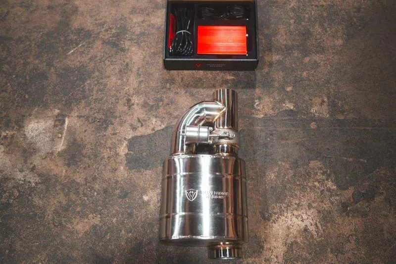Valvetronic Uvm.76Mm Valved Muffler Kit – 3-Inch Single-Exit Performance Exhaust 1